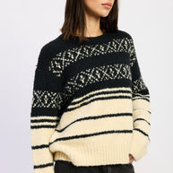 FAIR SLE STRIPED OVERSIZE SWEATER-Emory Park-[option4]-[option5]-[option6]-[option7]-[option8]-Shop-Boutique-Clothing-for-Women-Online