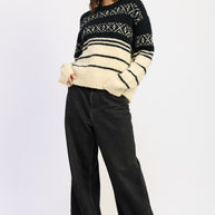 FAIR SLE STRIPED OVERSIZE SWEATER-Emory Park-[option4]-[option5]-[option6]-[option7]-[option8]-Shop-Boutique-Clothing-for-Women-Online