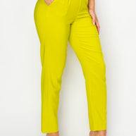 Women Ankle Slim Fit Cigarette pants with Belt-ACG Los Angeles-[option4]-[option5]-[option6]-[option7]-[option8]-Shop-Boutique-Clothing-for-Women-Online