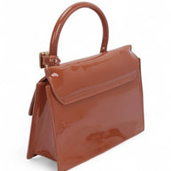 Patent Faux Leather Embossed Top Handle Swing Bag-LA Jewelry Plaza-[option4]-[option5]-[option6]-[option7]-[option8]-Shop-Boutique-Clothing-for-Women-Online