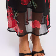 FLORAL PRINTED COWL NECK MIDI DRESS-Emory Park-[option4]-[option5]-[option6]-[option7]-[option8]-Shop-Boutique-Clothing-for-Women-Online