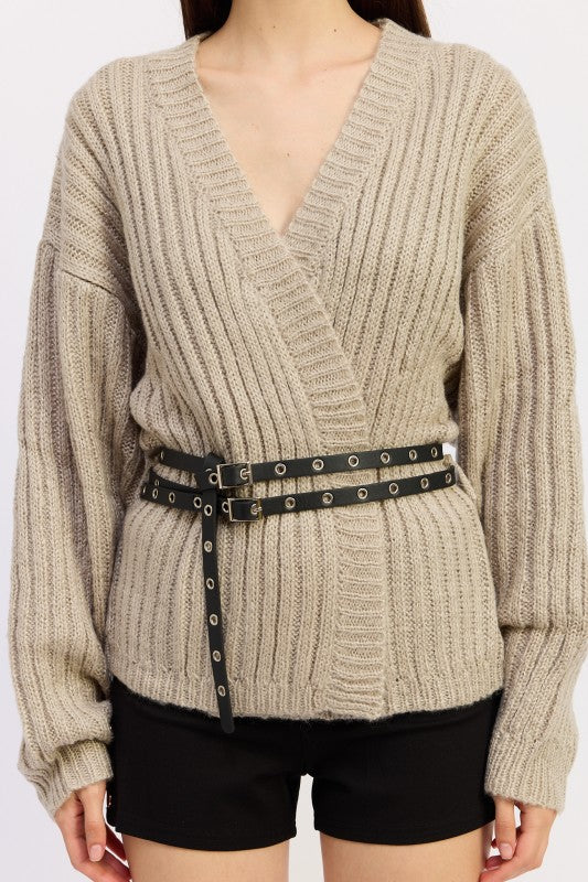 WRAPPED CARDIGAN WITH BELT-Emory Park-[option4]-[option5]-[option6]-[option7]-[option8]-Shop-Boutique-Clothing-for-Women-Online