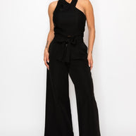 Dressy Palazzo Belted Pants & Halter Cropped Top-ACG Los Angeles-[option4]-[option5]-[option6]-[option7]-[option8]-Shop-Boutique-Clothing-for-Women-Online