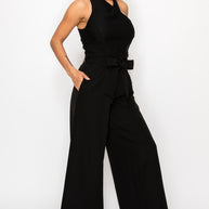 Dressy Palazzo Belted Pants & Halter Cropped Top-ACG Los Angeles-[option4]-[option5]-[option6]-[option7]-[option8]-Shop-Boutique-Clothing-for-Women-Online