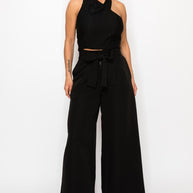 Dressy & Casual High Waisted Palazzo Belted Pants-ACG Los Angeles-[option4]-[option5]-[option6]-[option7]-[option8]-Shop-Boutique-Clothing-for-Women-Online