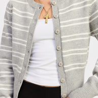 BUTTON DOWN STRIPED CARDIGAN-Emory Park-[option4]-[option5]-[option6]-[option7]-[option8]-Shop-Boutique-Clothing-for-Women-Online