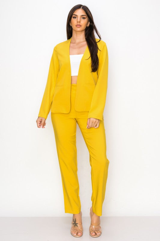 Pleated High Waist Dressy Pants-ACG Los Angeles-[option4]-[option5]-[option6]-[option7]-[option8]-Shop-Boutique-Clothing-for-Women-Online