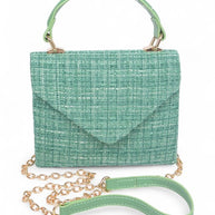 Tweed Fabric Top Handle Crossbody Swing Bag-Artini Accessories-[option4]-[option5]-[option6]-[option7]-[option8]-Shop-Boutique-Clothing-for-Women-Online