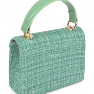 Tweed Fabric Top Handle Crossbody Swing Bag-Artini Accessories-[option4]-[option5]-[option6]-[option7]-[option8]-Shop-Boutique-Clothing-for-Women-Online