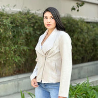 Suede Women's Biker Zip Up Jacket with Pockets-ACG Los Angeles-[option4]-[option5]-[option6]-[option7]-[option8]-Shop-Boutique-Clothing-for-Women-Online