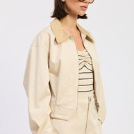 OVERSIZED LONG SLEEVE COLLARED JACKET-Emory Park-[option4]-[option5]-[option6]-[option7]-[option8]-Shop-Boutique-Clothing-for-Women-Online