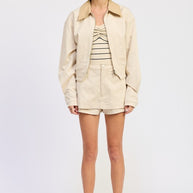 OVERSIZED LONG SLEEVE COLLARED JACKET-Emory Park-[option4]-[option5]-[option6]-[option7]-[option8]-Shop-Boutique-Clothing-for-Women-Online