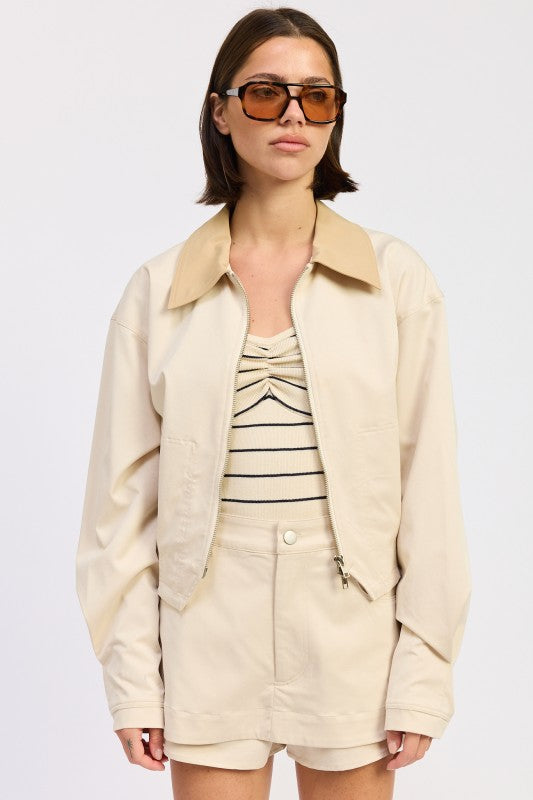 OVERSIZED LONG SLEEVE COLLARED JACKET-Emory Park-LIGHT BEIGE-S-[option4]-[option5]-[option6]-[option7]-[option8]-Shop-Boutique-Clothing-for-Women-Online