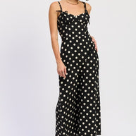 MAXI POLKA DOT STRAP BUSTIER DRESS SINGLE UNIT-Emory Park-[option4]-[option5]-[option6]-[option7]-[option8]-Shop-Boutique-Clothing-for-Women-Online