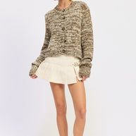 FITTED LONG SLEEVE BUTTON UP FRONT CARDIGAN-Emory Park-[option4]-[option5]-[option6]-[option7]-[option8]-Shop-Boutique-Clothing-for-Women-Online