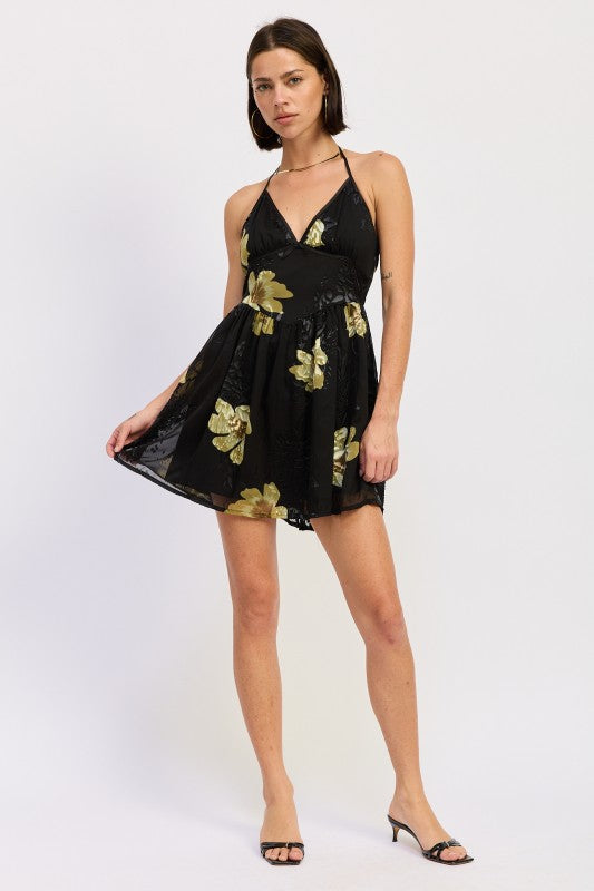 MINI FLORAL HALTER DRESS-Emory Park-[option4]-[option5]-[option6]-[option7]-[option8]-Shop-Boutique-Clothing-for-Women-Online