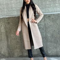 Collard Neck Drop Shoulder Pocket Cardigan-ACG Los Angeles-[option4]-[option5]-[option6]-[option7]-[option8]-Shop-Boutique-Clothing-for-Women-Online