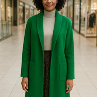 Collard Neck Drop Shoulder Pocket Cardigan-ACG Los Angeles-[option4]-[option5]-[option6]-[option7]-[option8]-Shop-Boutique-Clothing-for-Women-Online