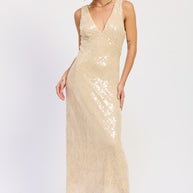 EMBELLISHED MIDI SEQUIN DRESS WITH OPEN SCOOP BACK-Emory Park-[option4]-[option5]-[option6]-[option7]-[option8]-Shop-Boutique-Clothing-for-Women-Online