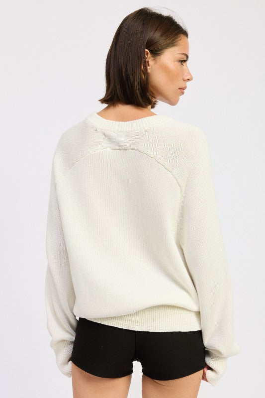 LONG SLEEVE KNITTED GRAPIC SARDINE SWEATER-Emory Park-[option4]-[option5]-[option6]-[option7]-[option8]-Shop-Boutique-Clothing-for-Women-Online