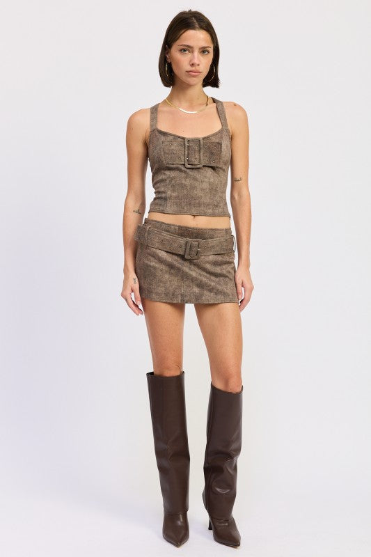 LOW RISE MINI BELTED SKIRT-Emory Park-[option4]-[option5]-[option6]-[option7]-[option8]-Shop-Boutique-Clothing-for-Women-Online