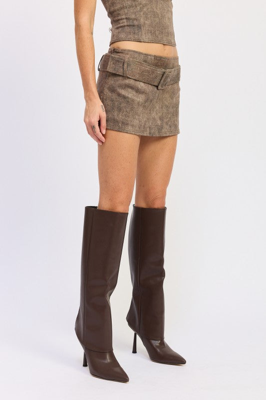 LOW RISE MINI BELTED SKIRT-Emory Park-[option4]-[option5]-[option6]-[option7]-[option8]-Shop-Boutique-Clothing-for-Women-Online