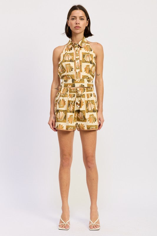 MINI BEADED FRONT TIE SHORTS-Emory Park-SHELL MULTI-S-[option4]-[option5]-[option6]-[option7]-[option8]-Shop-Boutique-Clothing-for-Women-Online