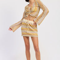 MINI FRONT TIE CROCHET SKIRT-Emory Park-[option4]-[option5]-[option6]-[option7]-[option8]-Shop-Boutique-Clothing-for-Women-Online