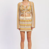 MINI FRONT TIE CROCHET SKIRT-Emory Park-[option4]-[option5]-[option6]-[option7]-[option8]-Shop-Boutique-Clothing-for-Women-Online