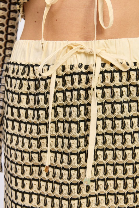 MINI FRONT TIE CROCHET SKIRT-Emory Park-[option4]-[option5]-[option6]-[option7]-[option8]-Shop-Boutique-Clothing-for-Women-Online