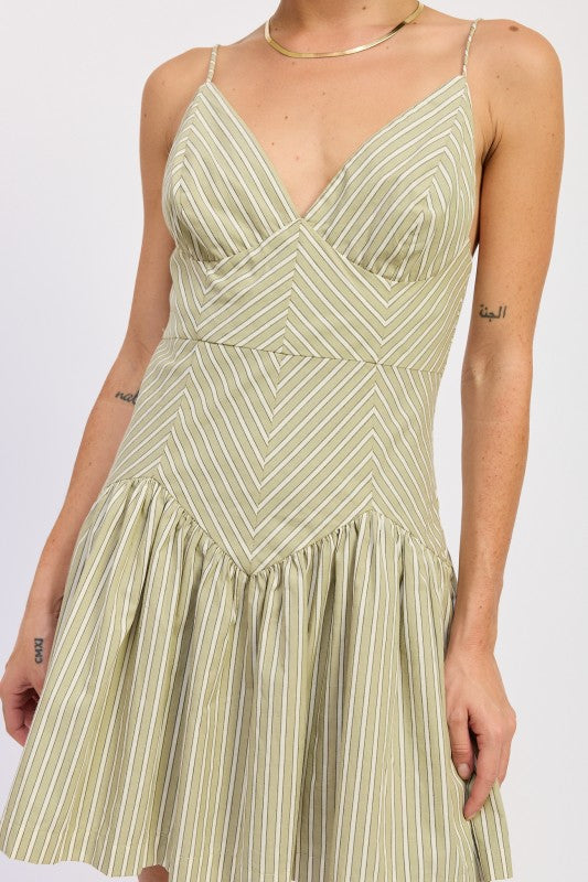 MINI RUFFLE STRIPED DRESS-Emory Park-[option4]-[option5]-[option6]-[option7]-[option8]-Shop-Boutique-Clothing-for-Women-Online