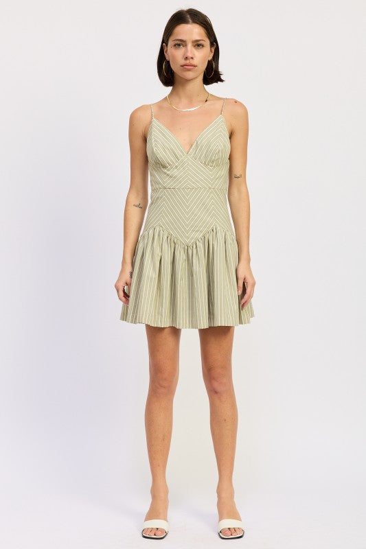 MINI RUFFLE STRIPED DRESS-Emory Park-[option4]-[option5]-[option6]-[option7]-[option8]-Shop-Boutique-Clothing-for-Women-Online