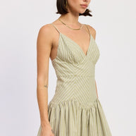 MINI RUFFLE STRIPED DRESS-Emory Park-[option4]-[option5]-[option6]-[option7]-[option8]-Shop-Boutique-Clothing-for-Women-Online