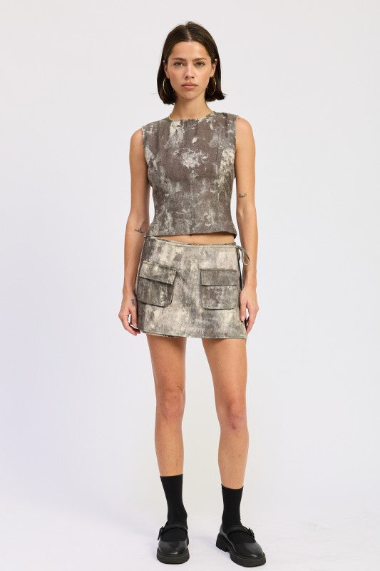 MINI LOW WAIST FRONT POCKET WRAP SKORT-Emory Park-[option4]-[option5]-[option6]-[option7]-[option8]-Shop-Boutique-Clothing-for-Women-Online