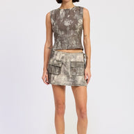 MINI LOW WAIST FRONT POCKET WRAP SKORT-Emory Park-[option4]-[option5]-[option6]-[option7]-[option8]-Shop-Boutique-Clothing-for-Women-Online