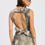 DENIM TANK TOP OPEN BACK TIE-Emory Park-[option4]-[option5]-[option6]-[option7]-[option8]-Shop-Boutique-Clothing-for-Women-Online