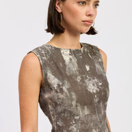 DENIM TANK TOP OPEN BACK TIE-Emory Park-[option4]-[option5]-[option6]-[option7]-[option8]-Shop-Boutique-Clothing-for-Women-Online