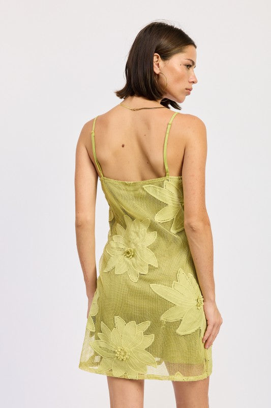 MINI FLORAL APPLIQUE DRESS-Emory Park-[option4]-[option5]-[option6]-[option7]-[option8]-Shop-Boutique-Clothing-for-Women-Online