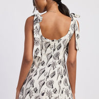 SQAURE NECK FITTED MINI DRESS WITH TIE STRAPS-Emory Park-[option4]-[option5]-[option6]-[option7]-[option8]-Shop-Boutique-Clothing-for-Women-Online