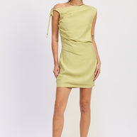 ASYMMETRICAL MINI SIDE TIE DRESS-Emory Park-[option4]-[option5]-[option6]-[option7]-[option8]-Shop-Boutique-Clothing-for-Women-Online