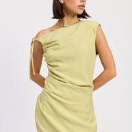 ASYMMETRICAL MINI SIDE TIE DRESS-Emory Park-[option4]-[option5]-[option6]-[option7]-[option8]-Shop-Boutique-Clothing-for-Women-Online