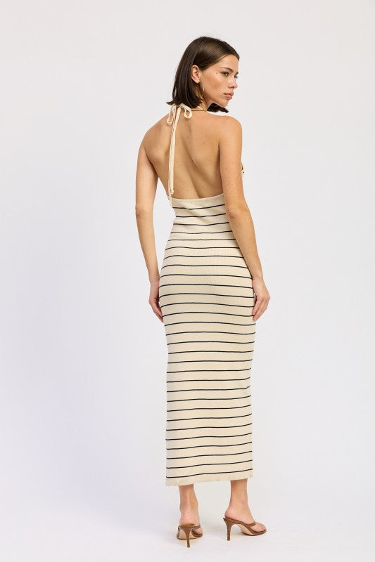 OPEN BACK MIDI HALTER STRIPED DRESS-Emory Park-[option4]-[option5]-[option6]-[option7]-[option8]-Shop-Boutique-Clothing-for-Women-Online