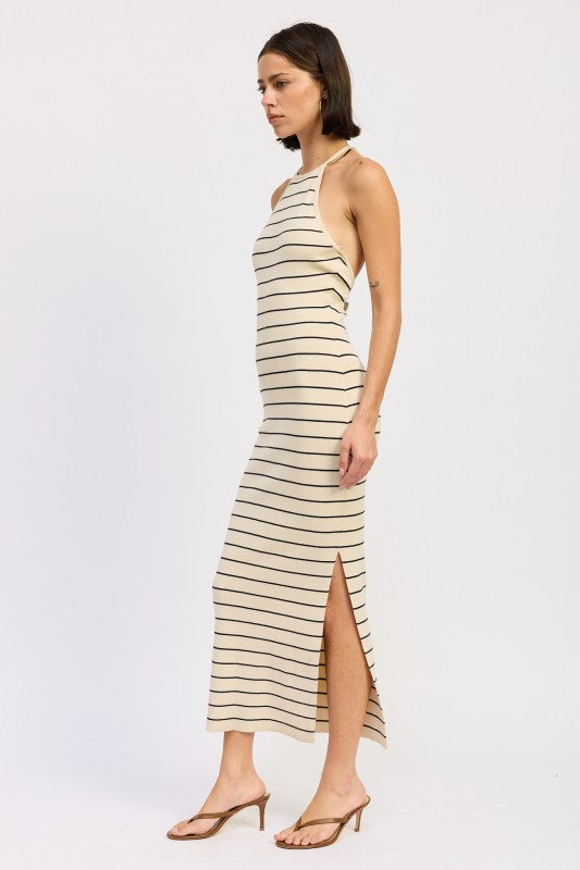 OPEN BACK MIDI HALTER STRIPED DRESS-Emory Park-[option4]-[option5]-[option6]-[option7]-[option8]-Shop-Boutique-Clothing-for-Women-Online
