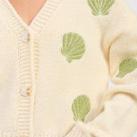V NECK BUTTON FRONT APPLIQUE CARDIGAN-Emory Park-[option4]-[option5]-[option6]-[option7]-[option8]-Shop-Boutique-Clothing-for-Women-Online
