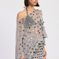 OVERSIZED SHELL TRIM CROCHET PONCHO-Emory Park-[option4]-[option5]-[option6]-[option7]-[option8]-Shop-Boutique-Clothing-for-Women-Online