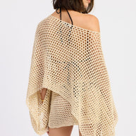 OVERSIZED SHELL TRIM CROCHET PONCHO-Emory Park-[option4]-[option5]-[option6]-[option7]-[option8]-Shop-Boutique-Clothing-for-Women-Online