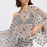 OVERSIZED SHELL TRIM CROCHET PONCHO-Emory Park-[option4]-[option5]-[option6]-[option7]-[option8]-Shop-Boutique-Clothing-for-Women-Online