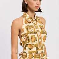 HIGH COLLARED BACKLESS HALTER TOP-Emory Park-[option4]-[option5]-[option6]-[option7]-[option8]-Shop-Boutique-Clothing-for-Women-Online