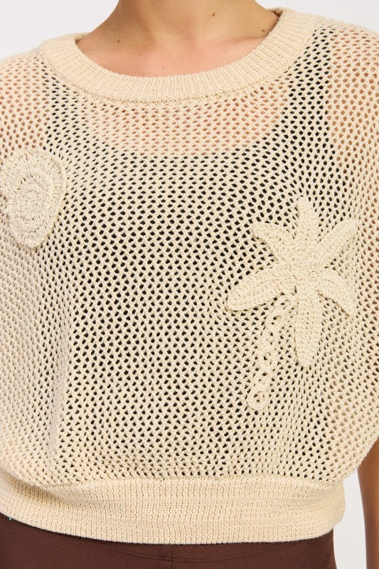 SLEEVELESS CROCHET PATCHED TOP-Emory Park-[option4]-[option5]-[option6]-[option7]-[option8]-Shop-Boutique-Clothing-for-Women-Online