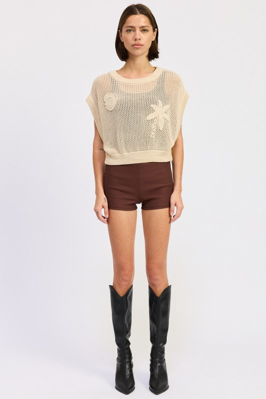 SLEEVELESS CROCHET PATCHED TOP-Emory Park-[option4]-[option5]-[option6]-[option7]-[option8]-Shop-Boutique-Clothing-for-Women-Online